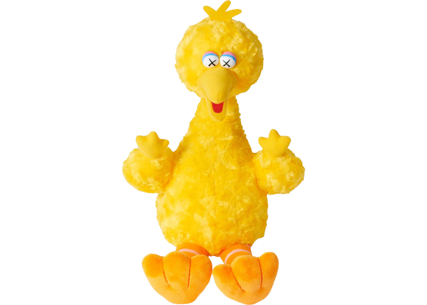 KAWS Sesame Street Uniqlo Big Bird Plush Toy Yellow