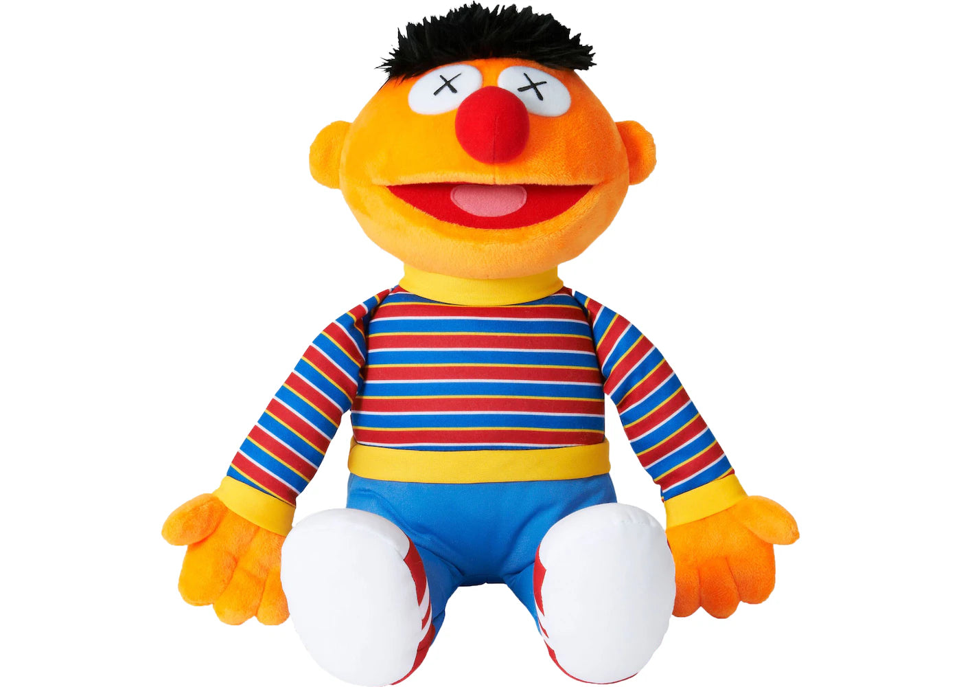 KAWS Sesame Street Uniqlo Ernie Plush Toy Orange