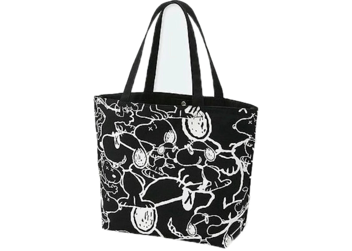 KAWS x Uniqlo x Peanuts Snoopy Pattern Tote Bag Black