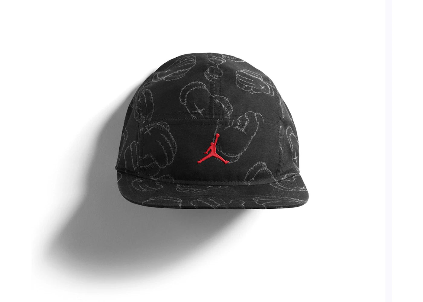 KAWS x Jordan 5-Panel Cap Black