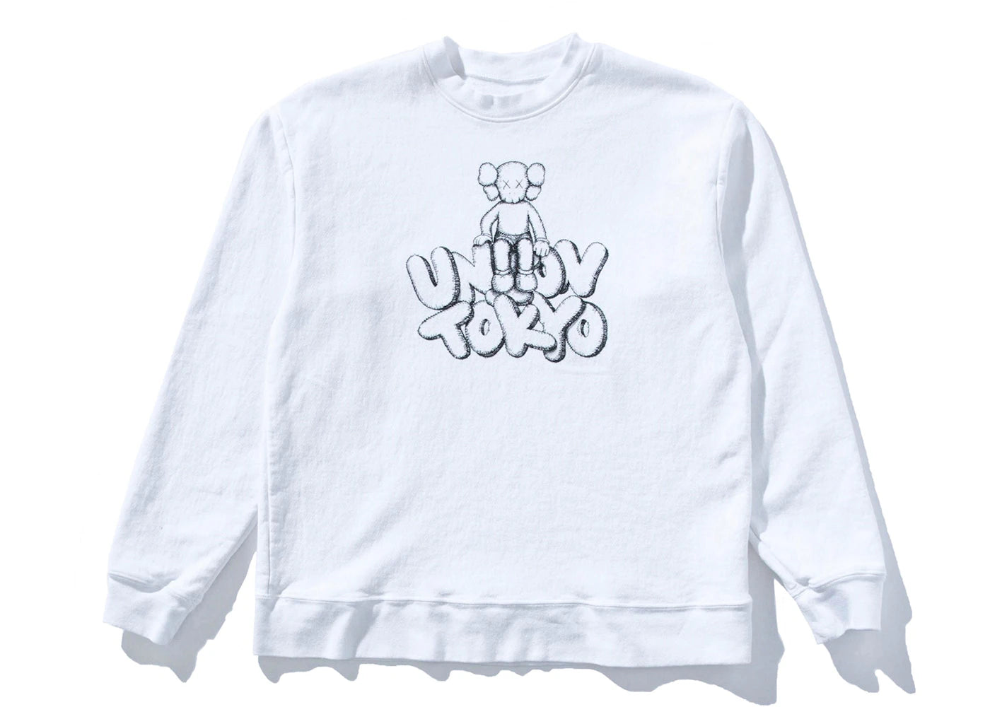 KAWS x Union Tokyo Crewneck White