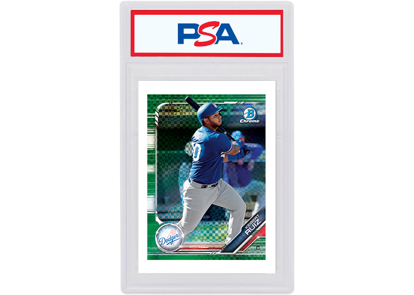 Keibert Ruiz 2019 Bowman Chrome X Green X-Fractor /31 BCP-235 (PSA or BGS Graded)