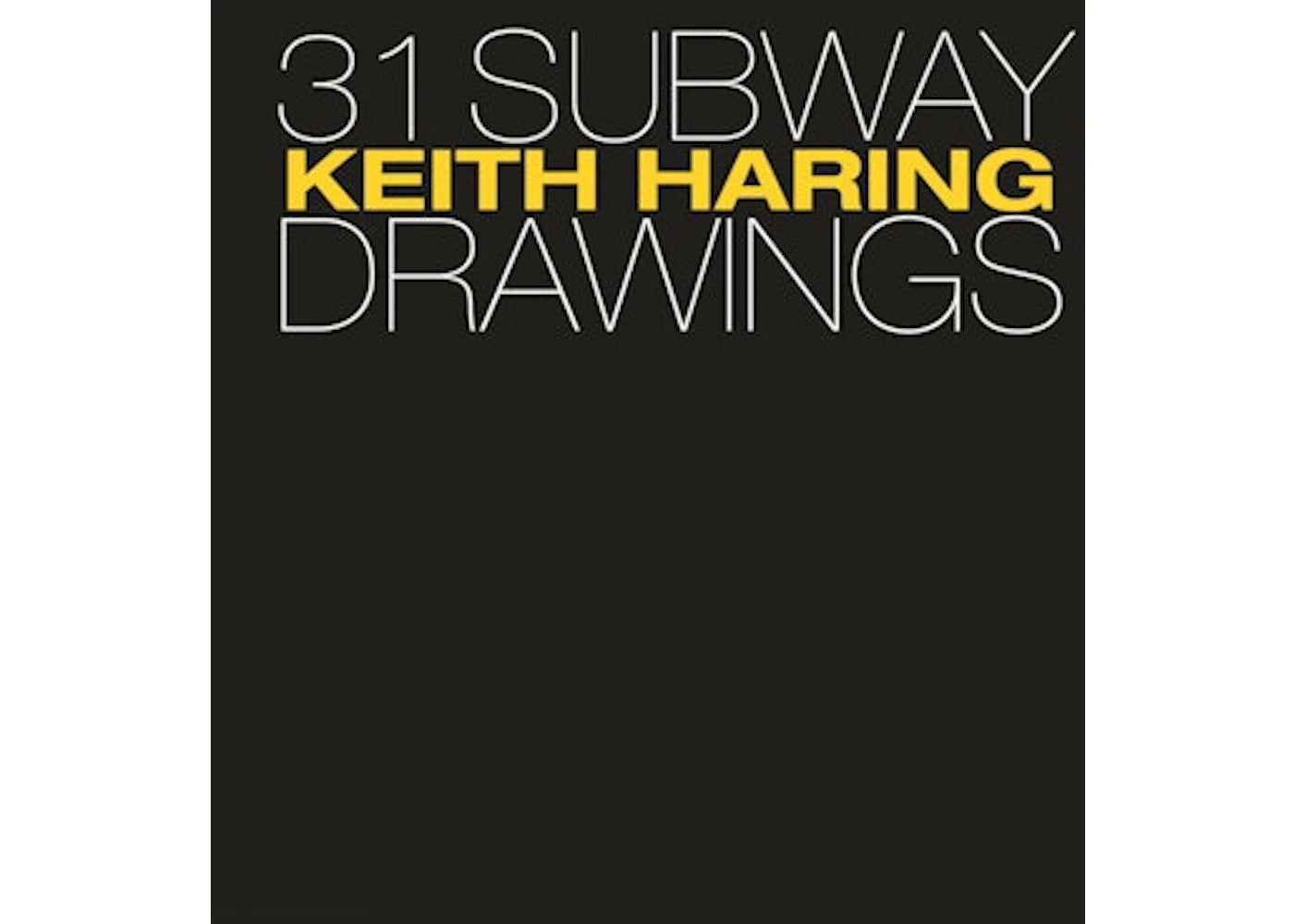 Keith Haring 31 Subway Drawings Book