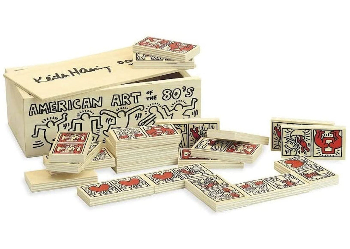 Keith Haring x Vilac American Art of the '80s Domino Set