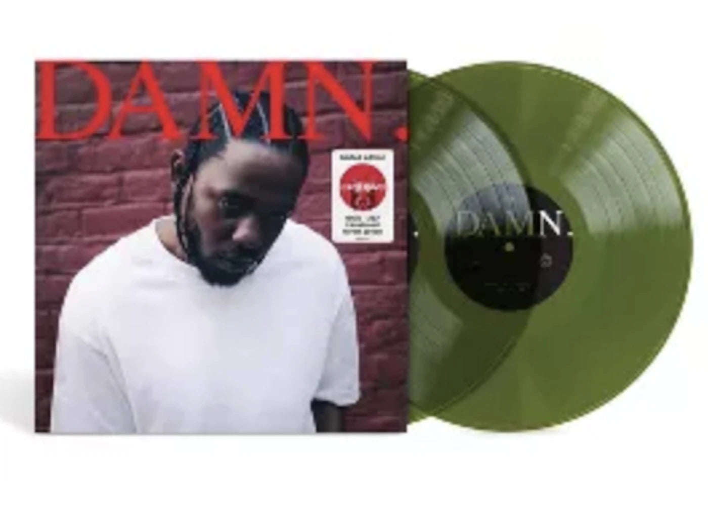 Kendrick Lamar DAMN Target Exclusive 2XLP Vinyl Translucent Forest Green