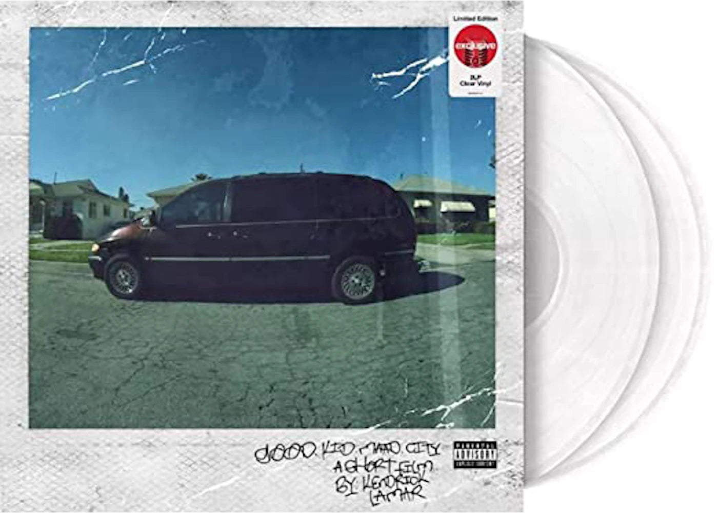 Kendrick Lamar Good Kid m.A.A.d City Target Exclusive 2XLP Vinyl Clear