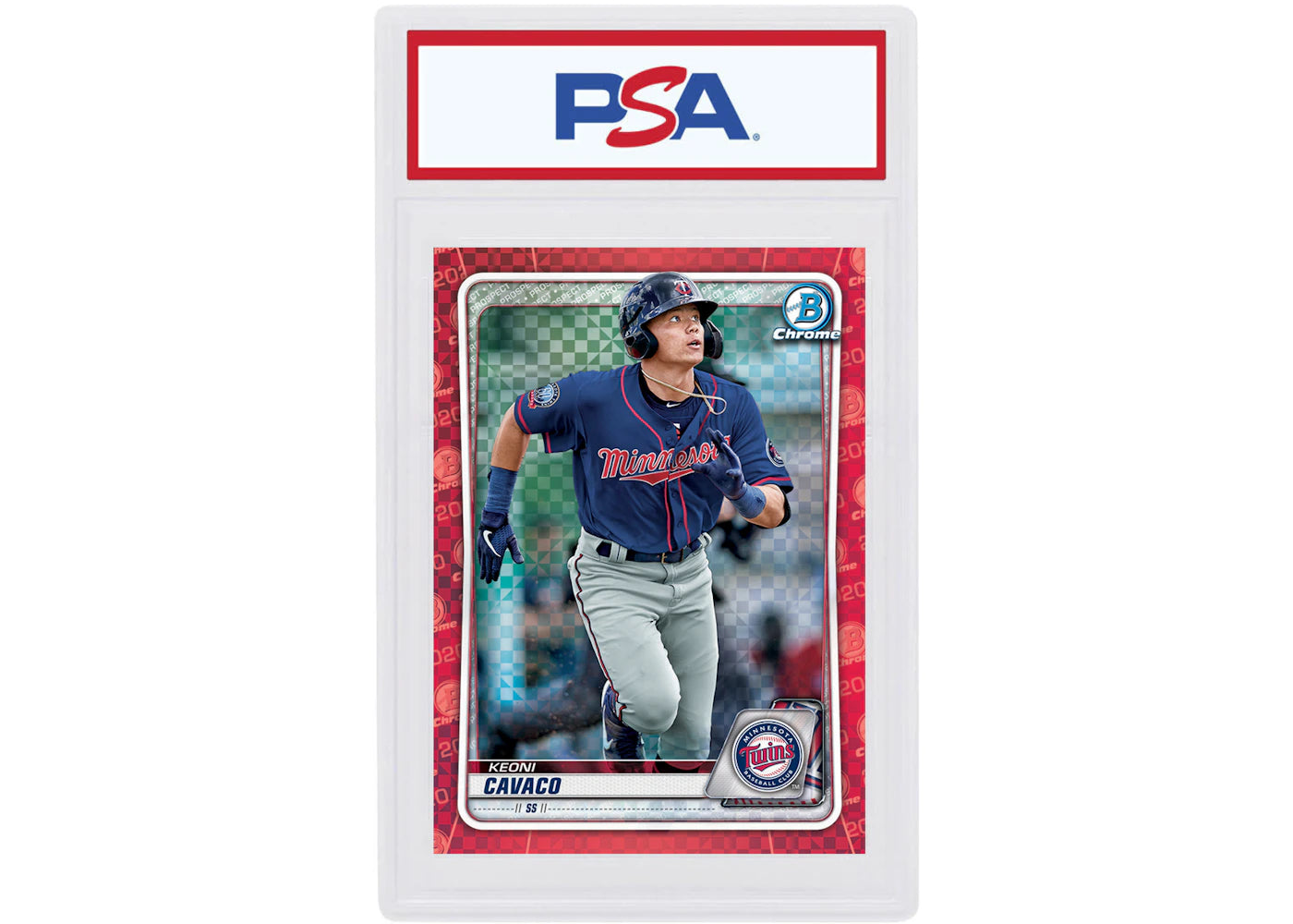 Keoni Cavaco 2020 Bowman Chrome X Red X-Fractor 1/1 #BCP-180