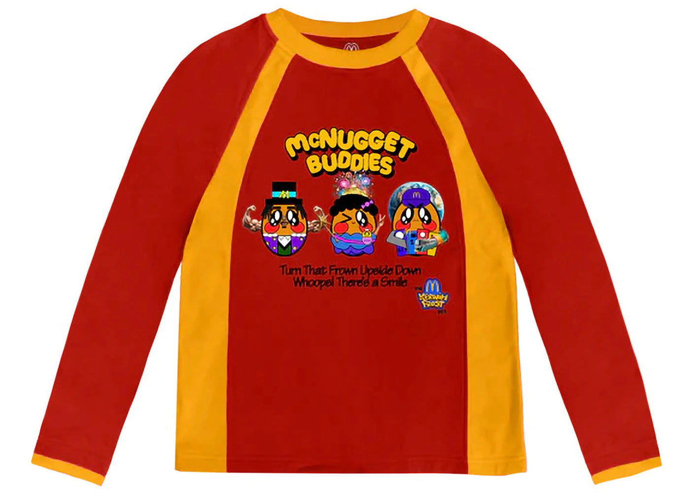 Kerwin Frost x McDonald's Mcnugget Buddies Paneled L/S Tee Red