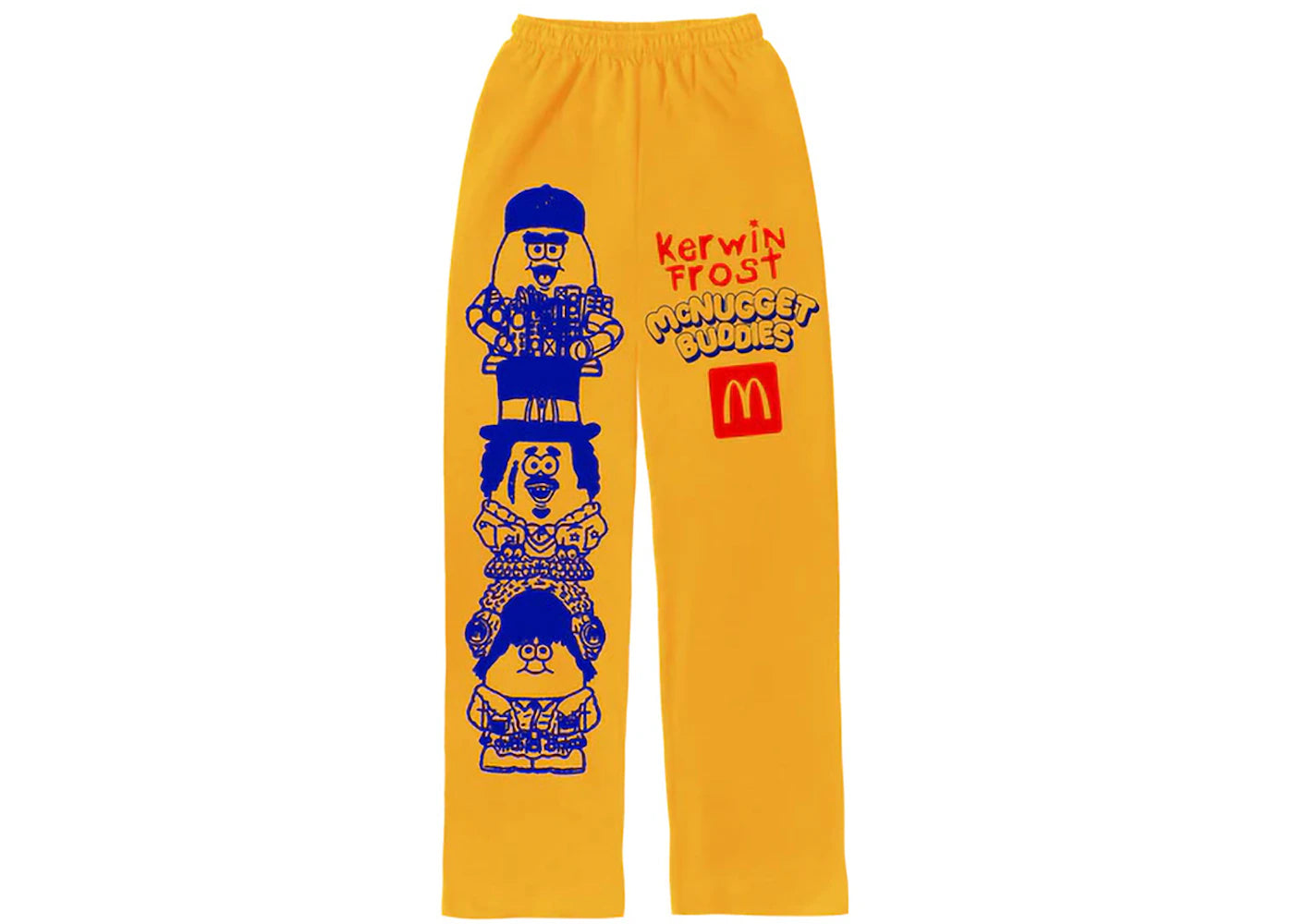 Kerwin Frost x McDonald's Mcnugget Buddies Wide Leg Sweatpants Gold