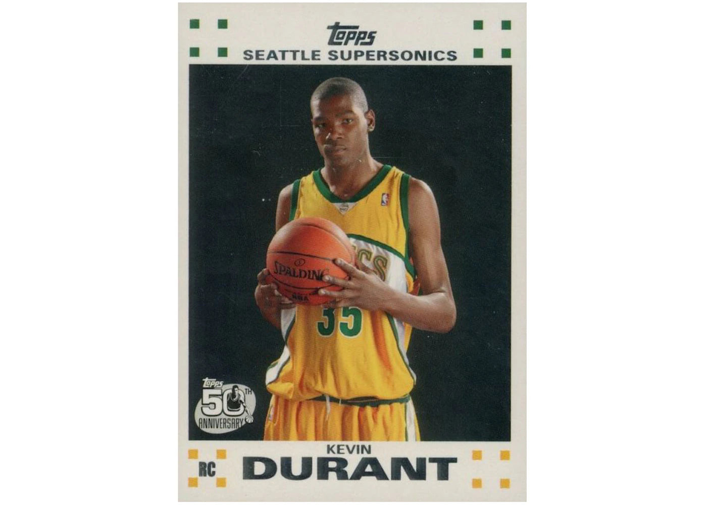 Kevin Durant 2007 Topps Factory Set Rookie White #2 (Ungraded)