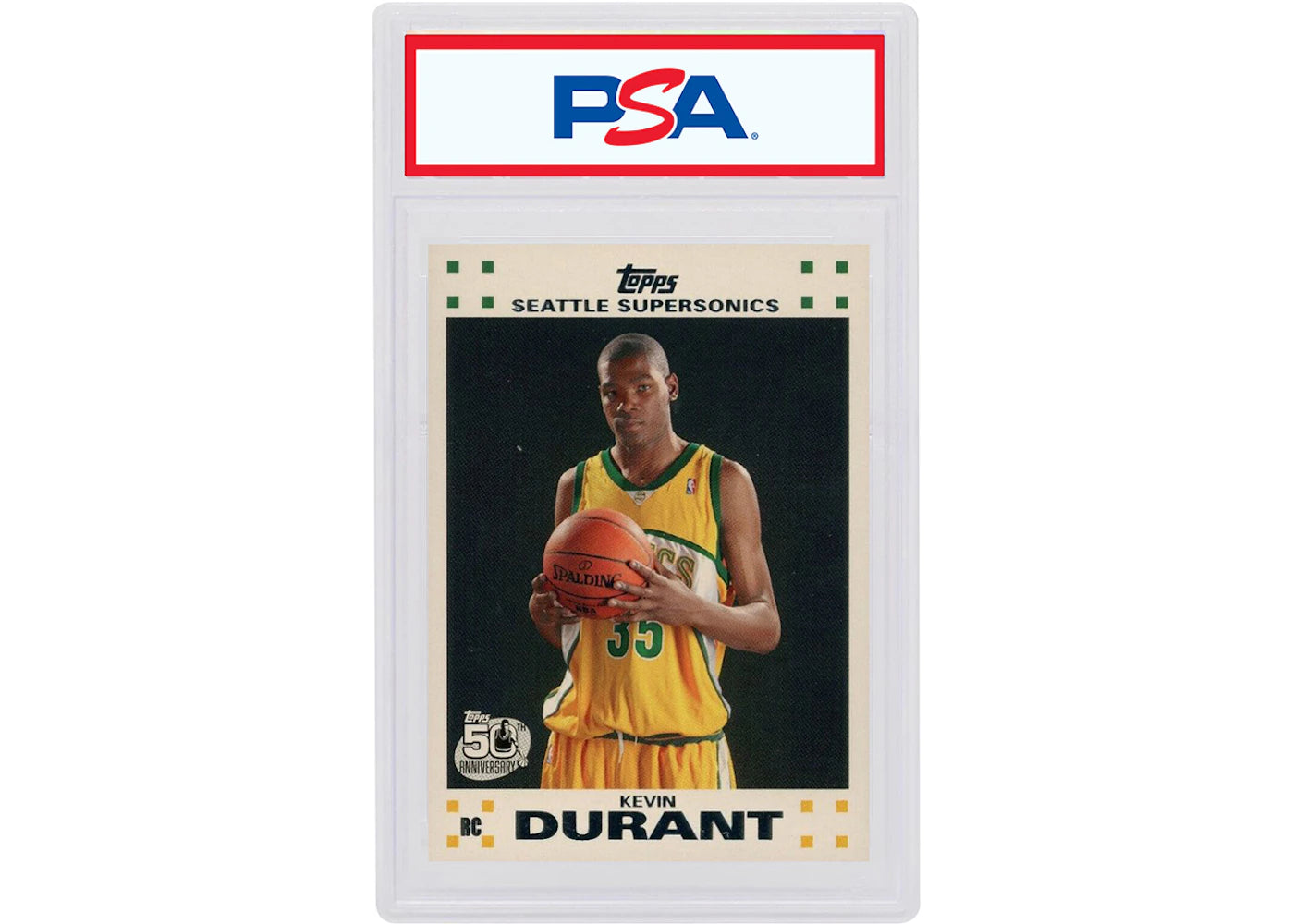 Kevin Durant 2007 Topps Rookie #2 (PSA or BGS Graded)