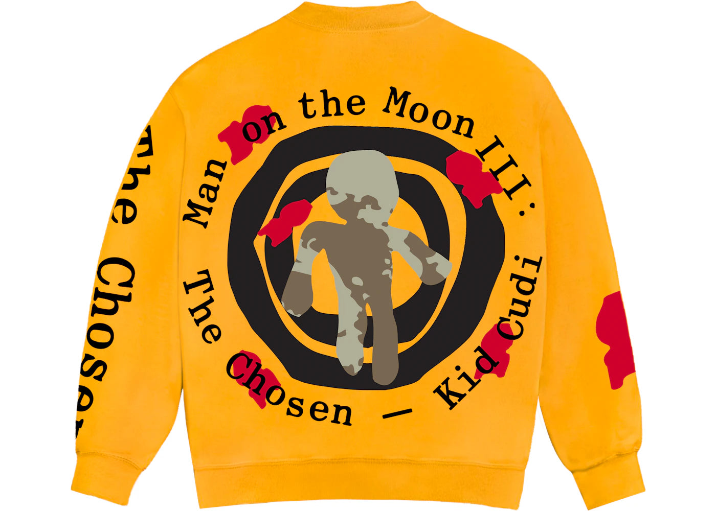 Kid Cudi CPFM For MOTM III Beautiful Trip Crewneck Yellow