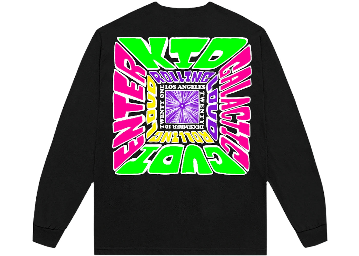 Kid Cudi Entergalactic Live L/S T-shirt Black