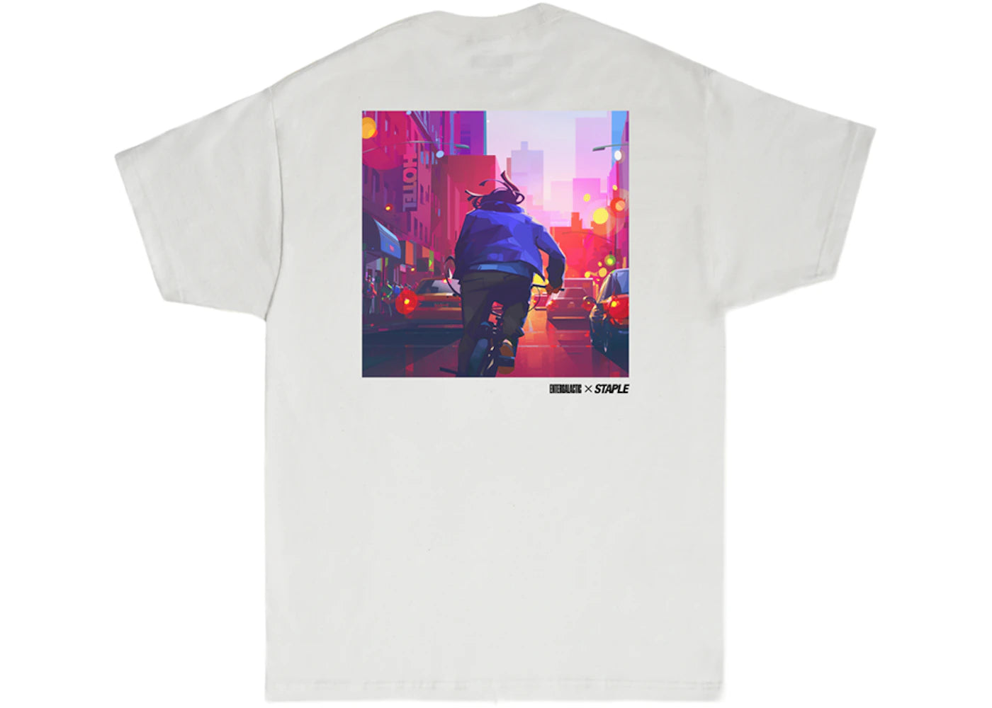Kid Cudi Entergalactic X Staple Bike Chase T-shirt White