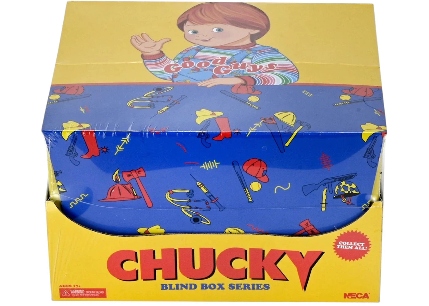 Kidrobot Chucky (TV Series) - “Good Guy” 7” Scale Action Figure Casepack (12 Blind Boxes)