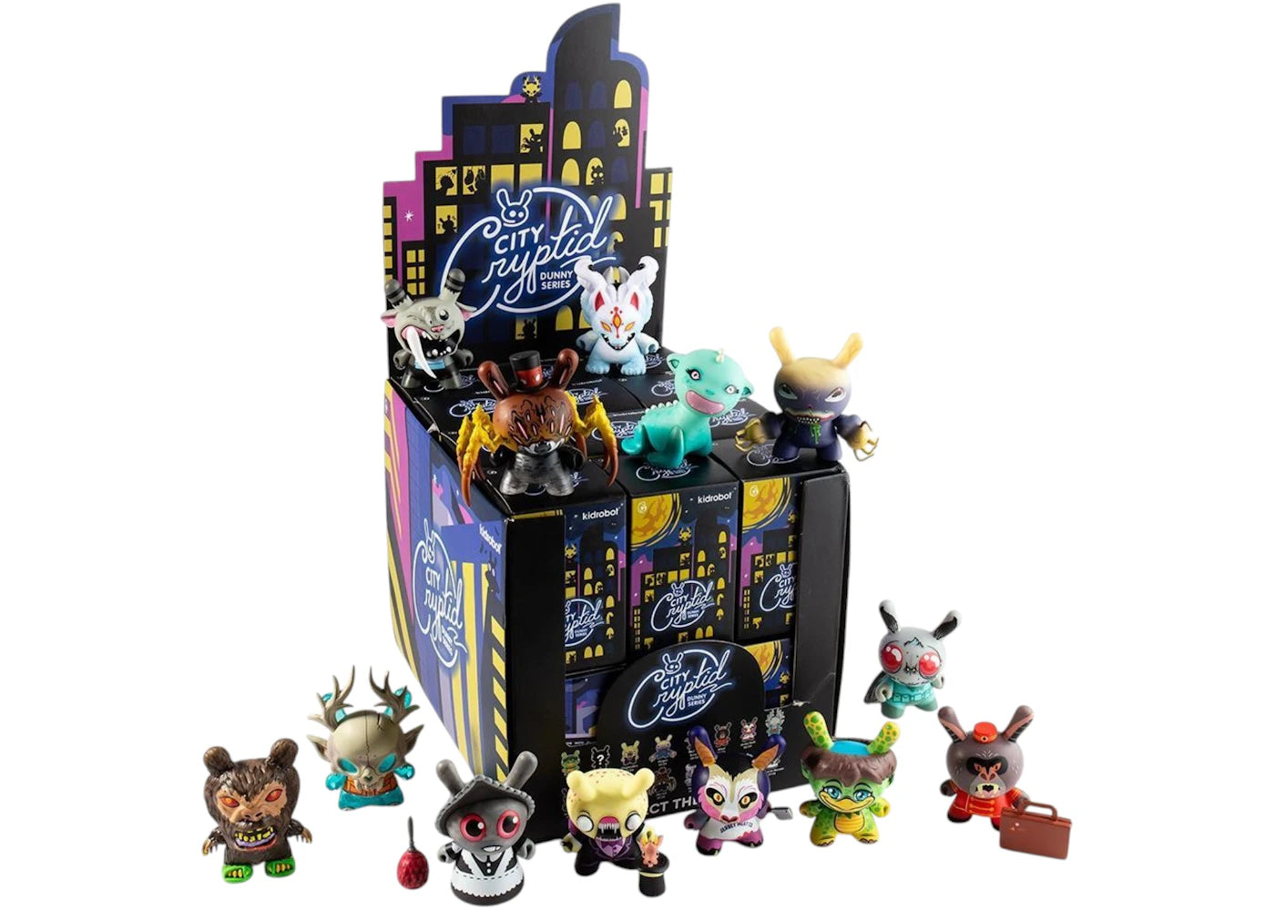 Kidrobot City Cryptid Dunny Series Casepack (24 Blind Boxes)