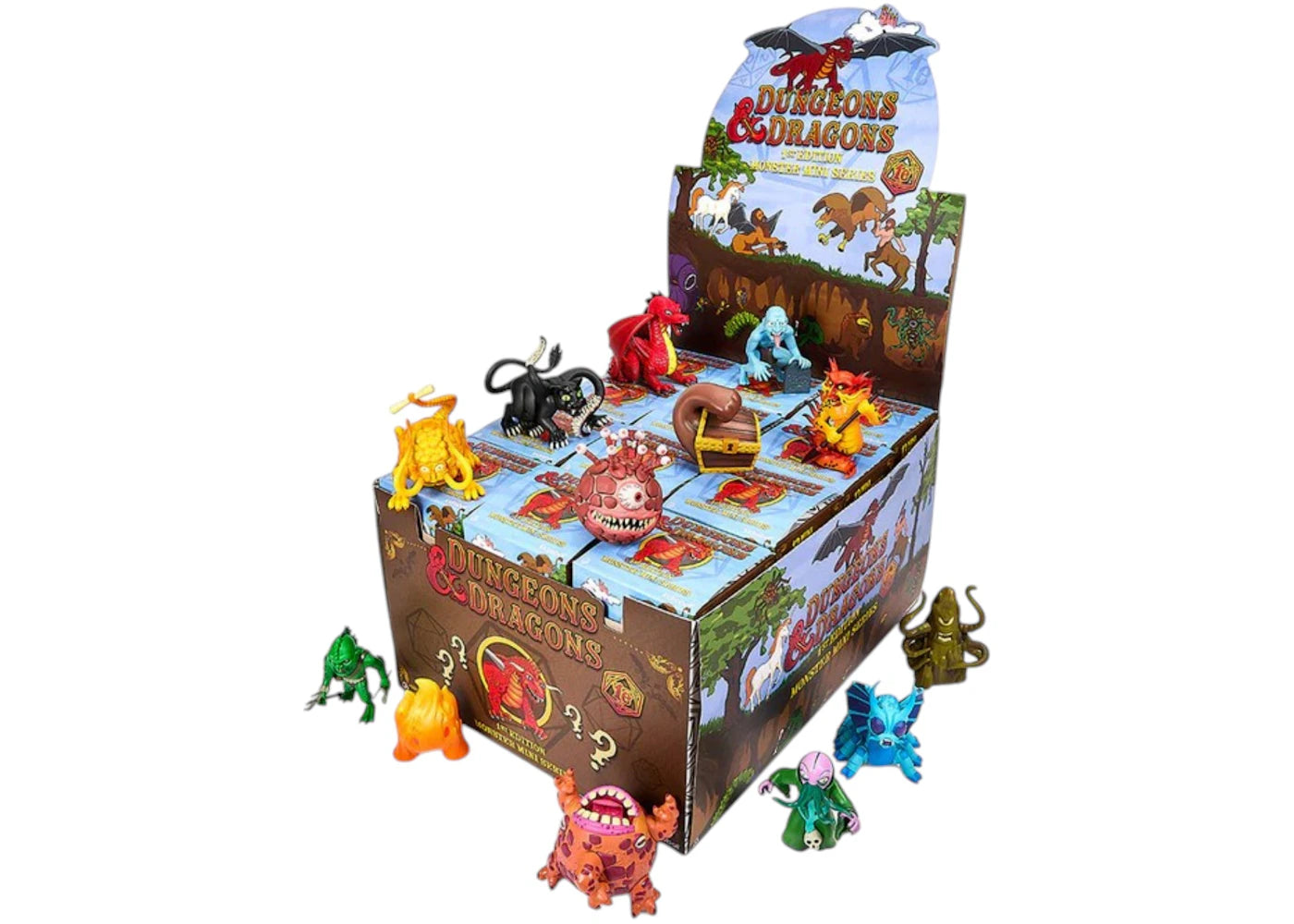 Kidrobot Dungeons & Dragons Monsters 3" Vinyl Mini Series 1 Casepack (24 Blind Boxes)