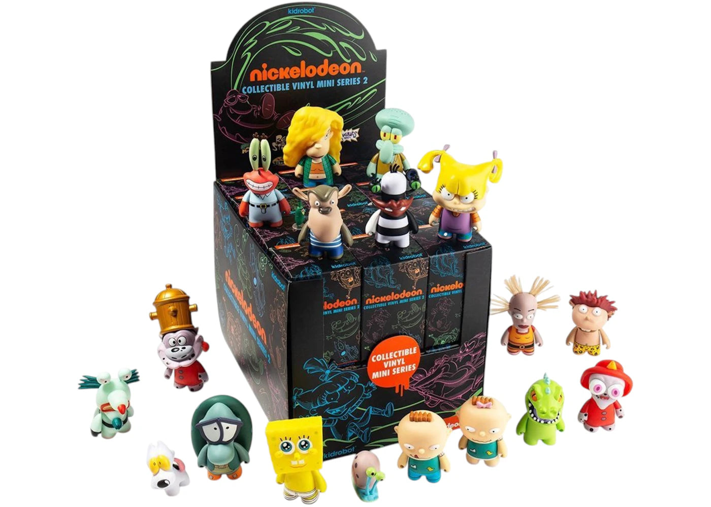 Kidrobot Nickelodeon Nick 90s Mini Figure Series 2 Casepack (24 Blind Boxes)
