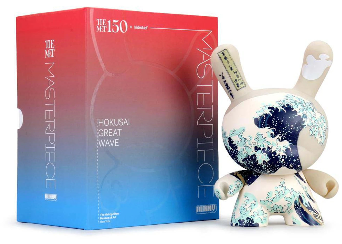 Kidrobot The Met 8" Masterpiece Dunny - Hokusai Great Wave Vinyl Figure