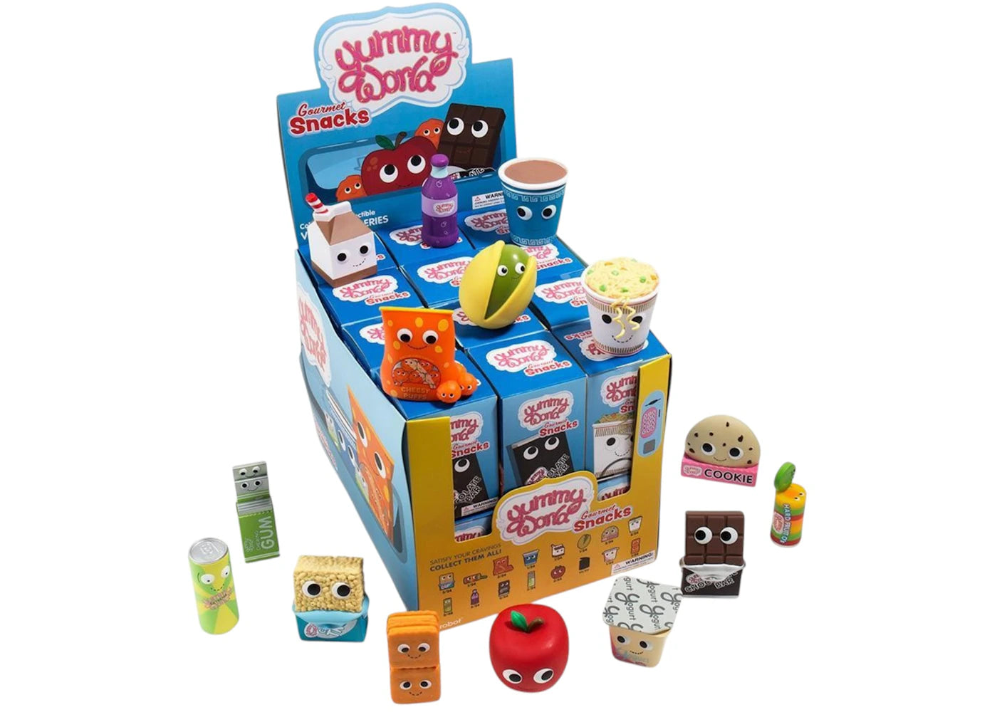 Kidrobot Yummy World Gourmet Snacks Vinyl Mini Series Casepack (24 Blind Boxes)
