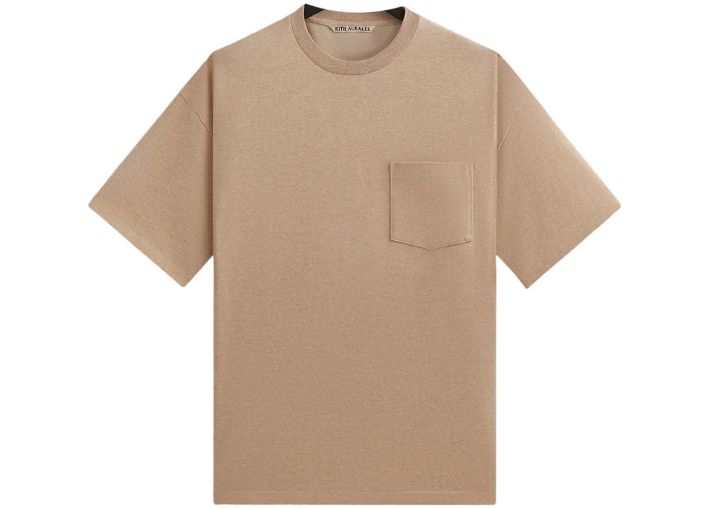 Kith 101 x Auralee Luster Plaiting Tee Almond Heather