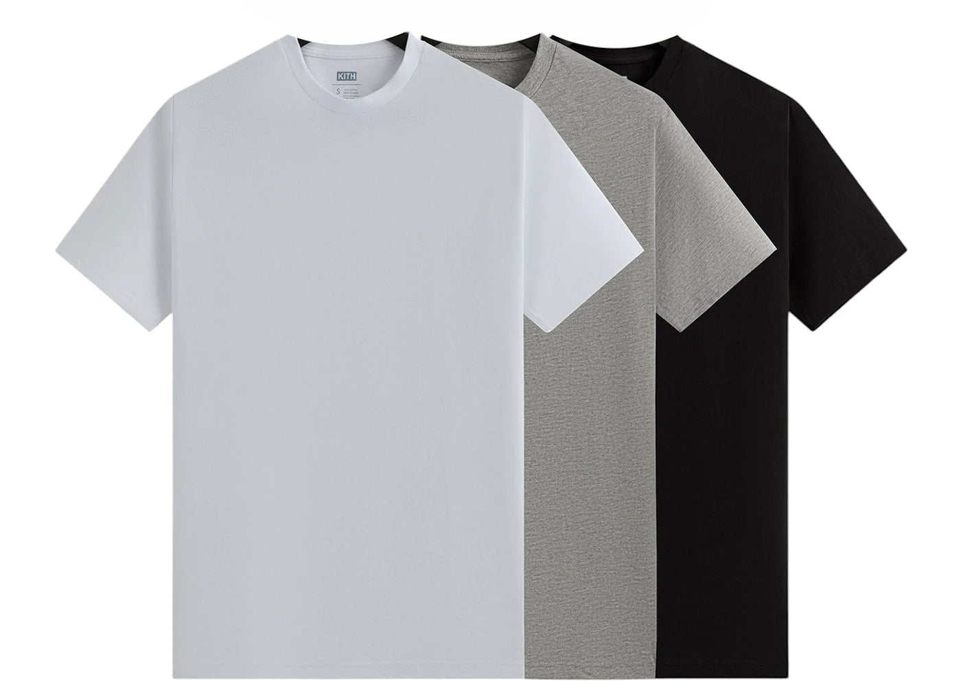 Kith 3 Pack Undershirt White/Heather Grey/Black