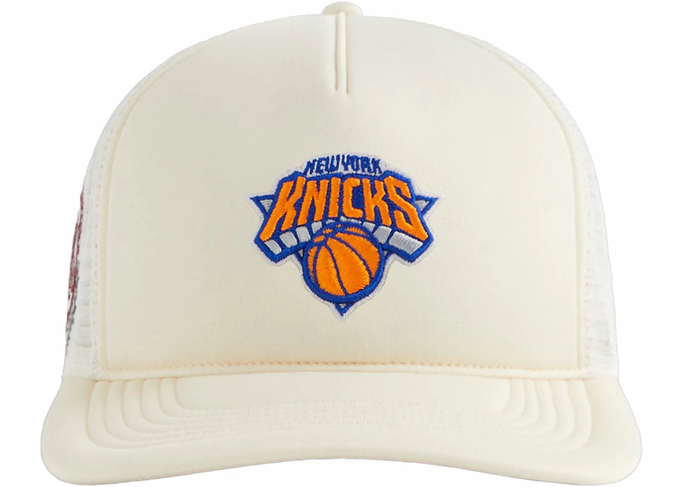 Kith 47 New York Knicks Hitch Foam Trucker Hat Sandrift