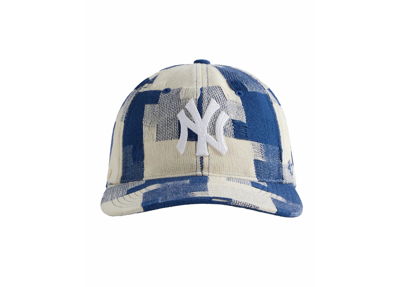 Kith 47 New York Yankees Jumbo Houndstooth Cap Cyanotype
