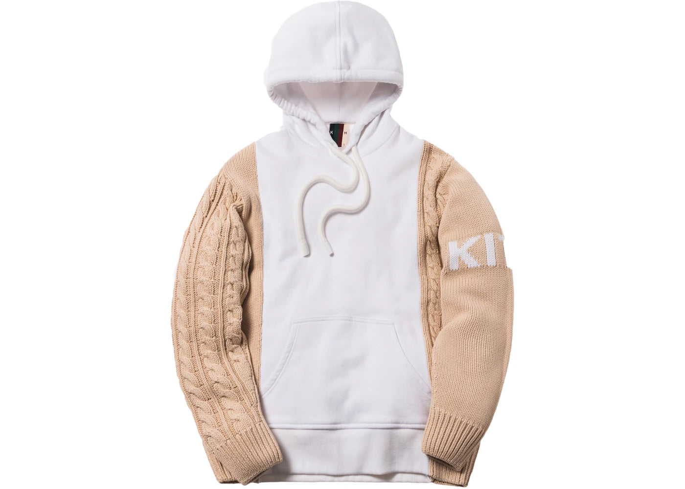 Kith Adam Combo Knit Pullover White/Beige