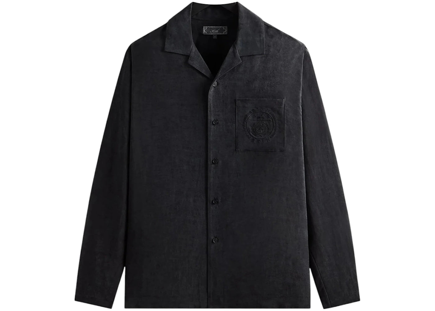 Kith Adonis Camp Collar Shirt Black