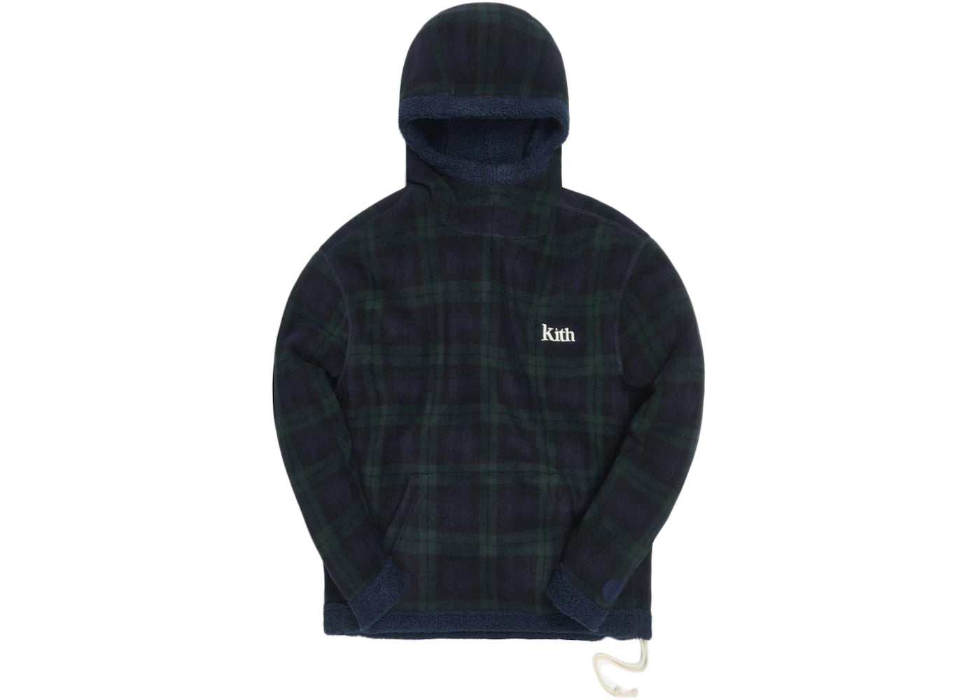 Kith Adrian Sherpa Hoodie Blackwatch