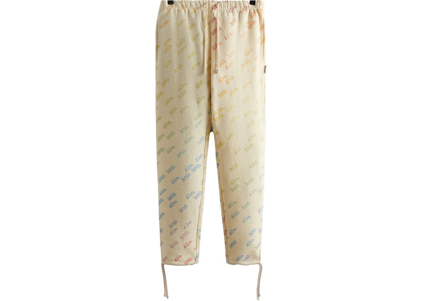 Kith Advisory Board Crystals Rainbow Print Sweatpant Cream