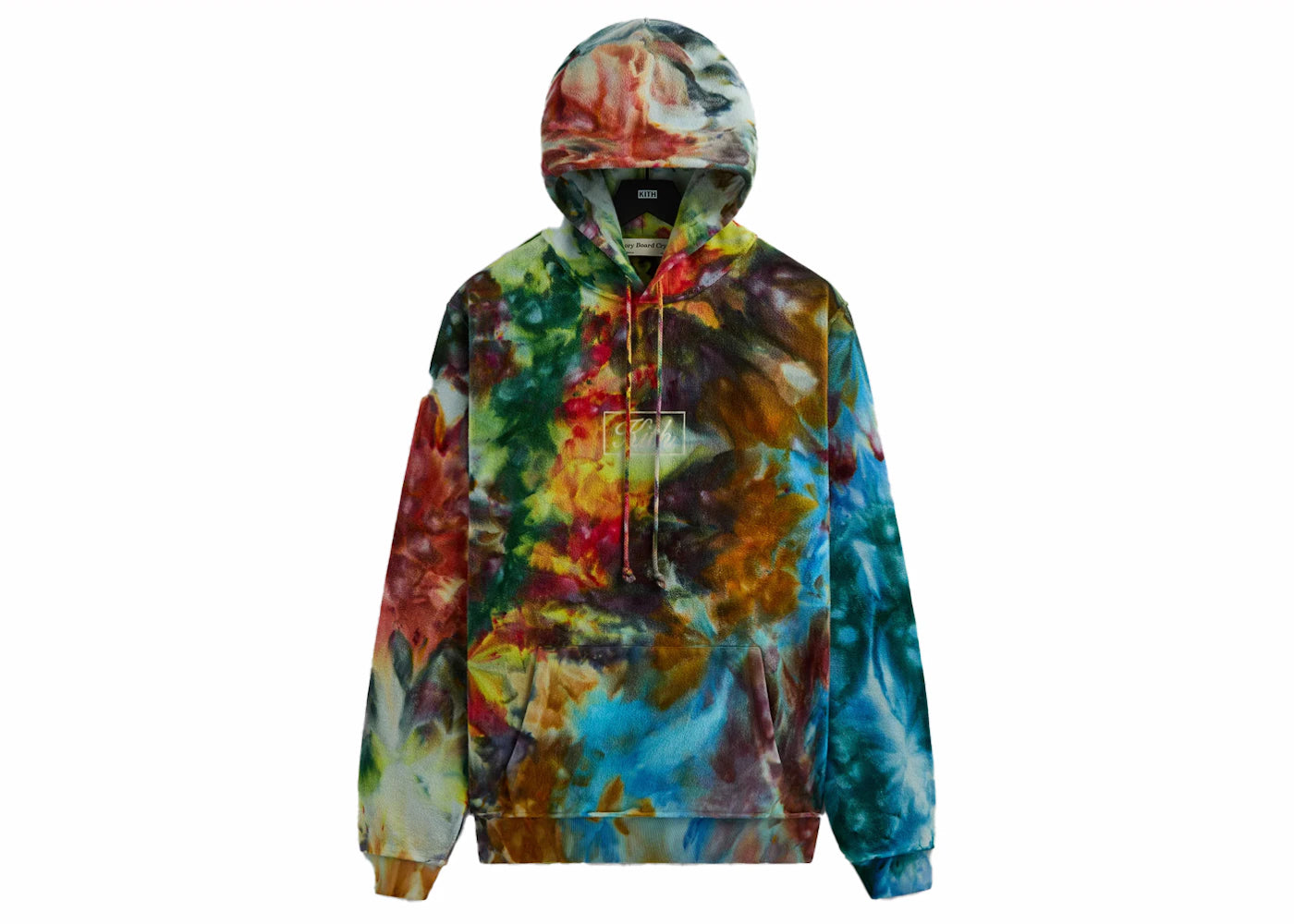 Kith Advisory Board Crystals Tie Dye Hoodie Purple Green