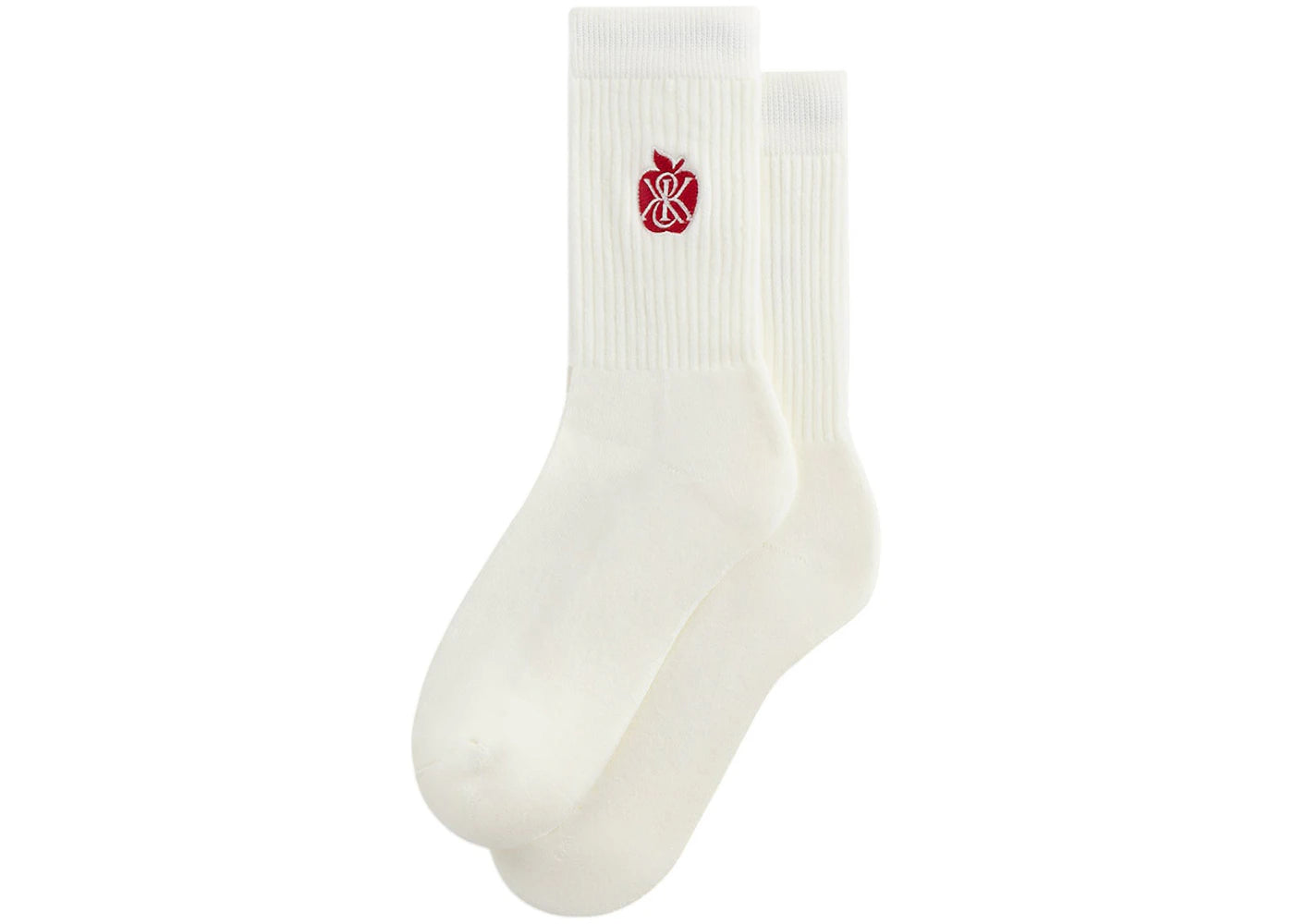 Kith Apple Crest Embroidered Socks Silk