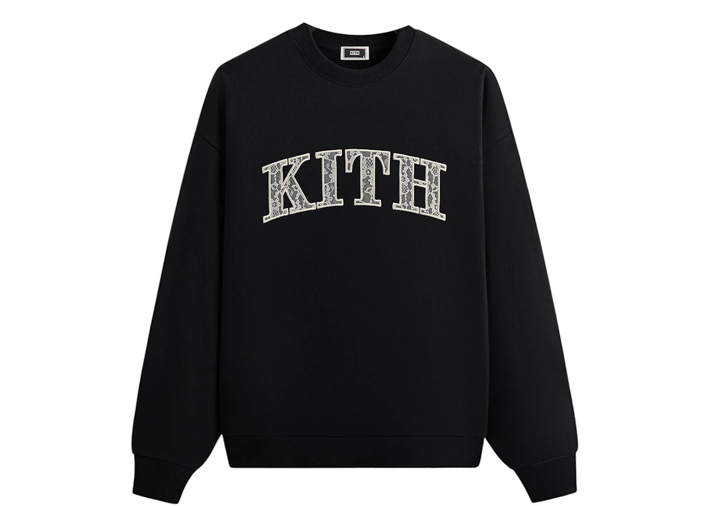 Kith Arched Lace Nelson Crewneck Black