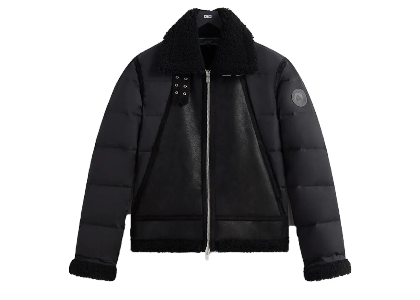 Kith Arden Shearling Combo Jacket Black