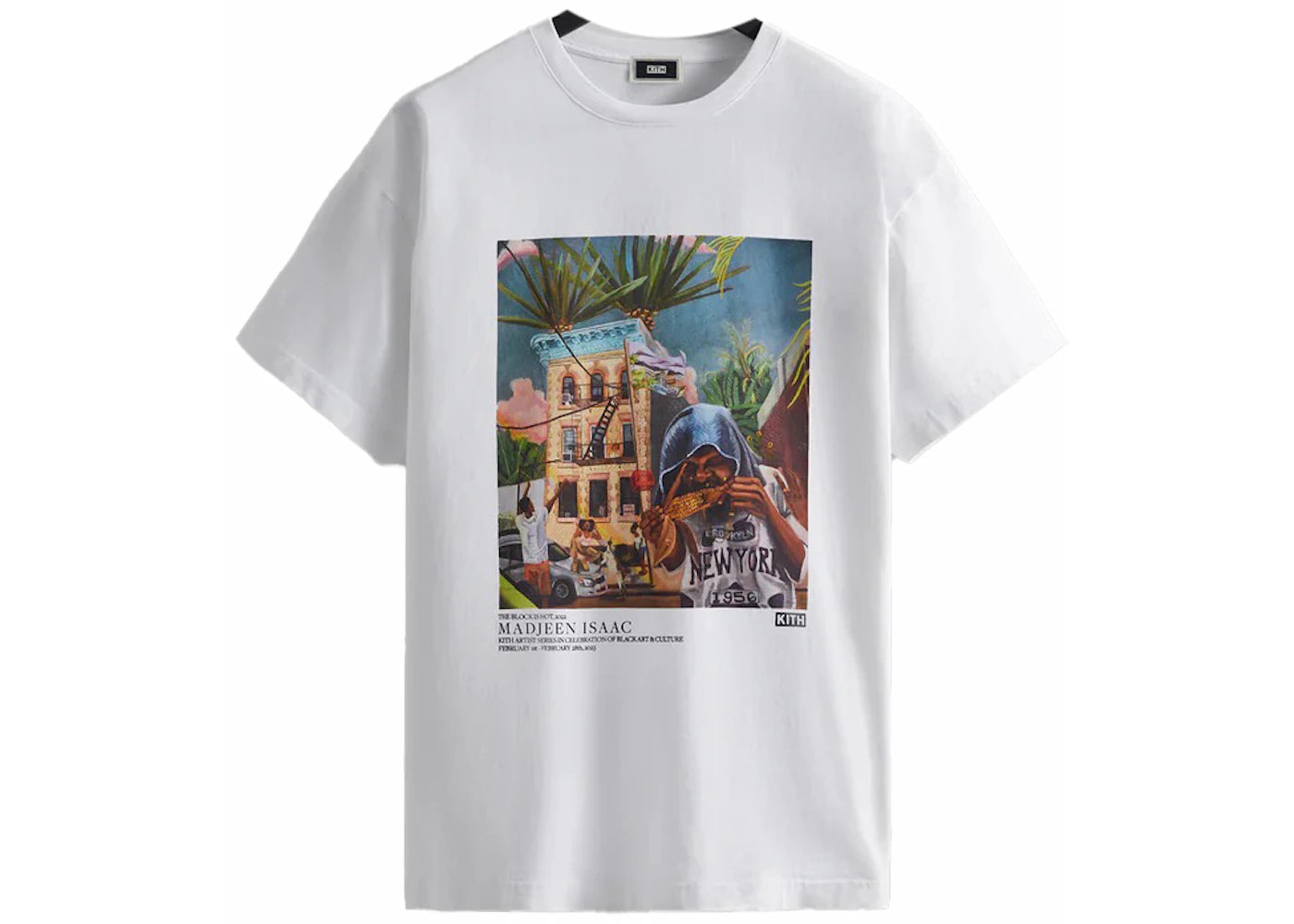 Kith Artist Series Madjeen Isaac Gallery Tee White