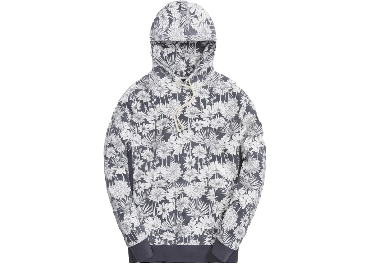 Kith Aster Floral Williams III Hoodie Black