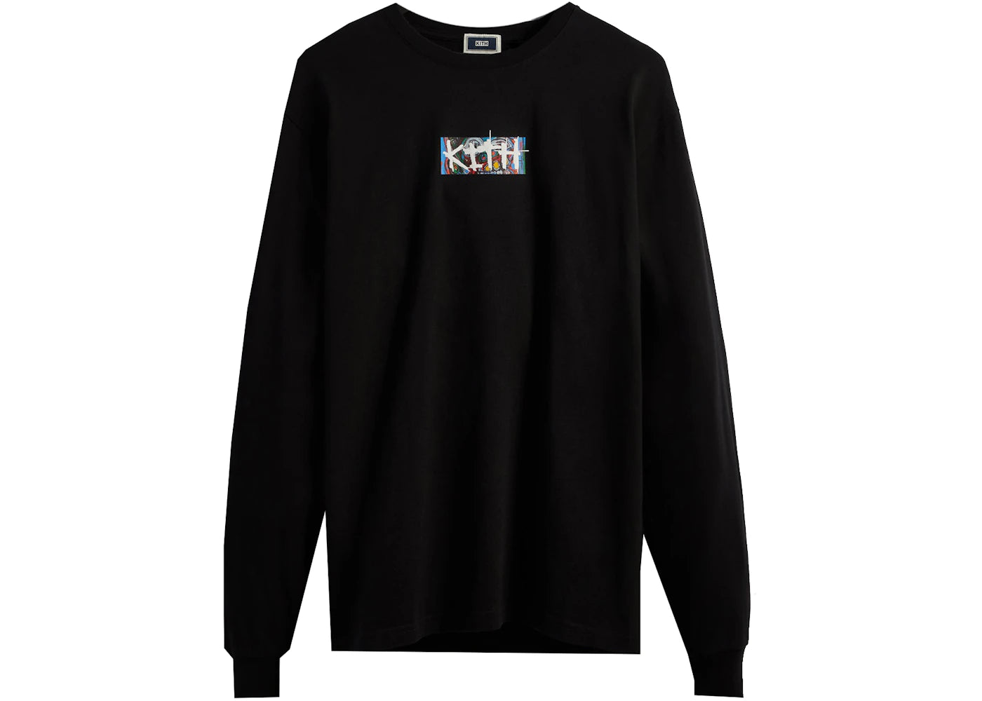 Kith B Robert Moore Classic Logo L/S Tee Black