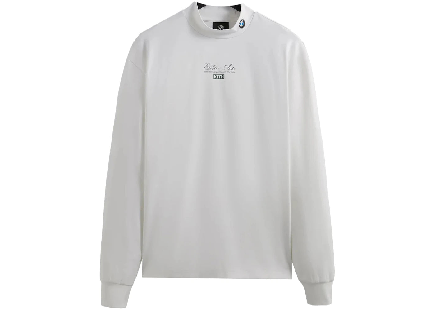 Kith BMW Long Sleeve Mock Neck White