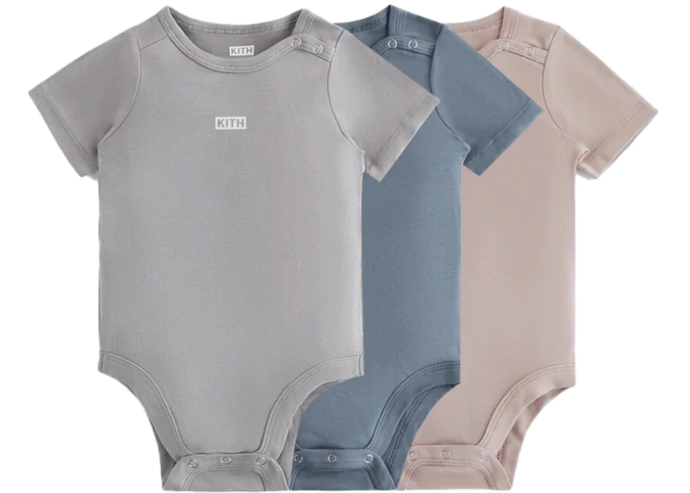 Kith Baby Onesie (3 Pack) Argon