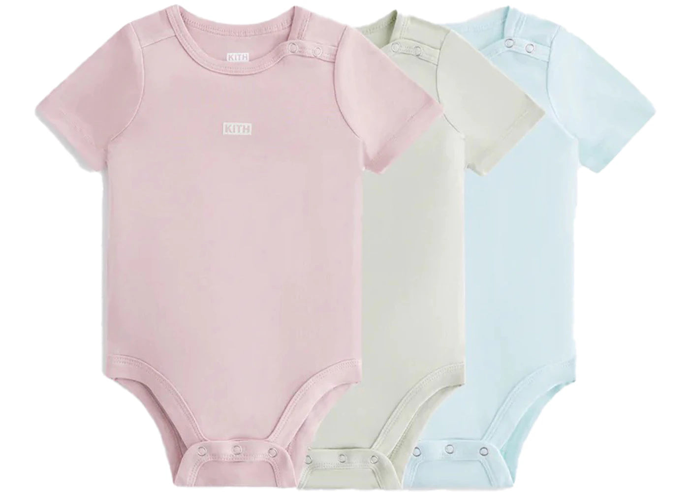 Kith Baby Onesie (3 Pack) Dusty Quartz