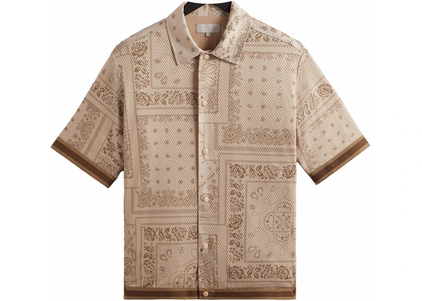 Kith Bandana Mesh Woodpoint Shirt Canvas