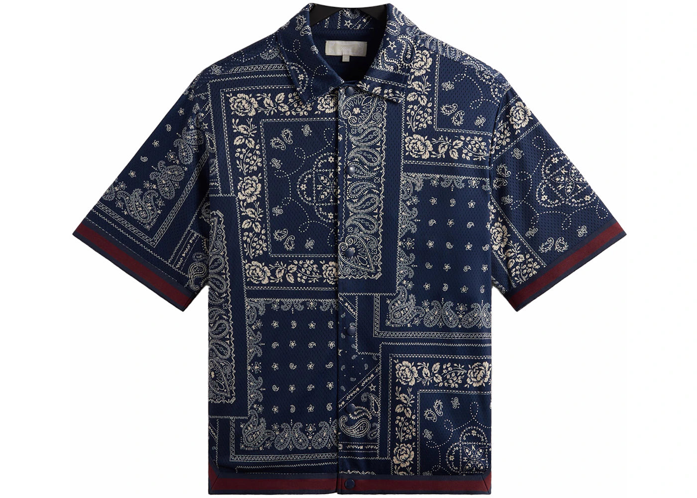 Kith Bandana Mesh Woodpoint Shirt Ink