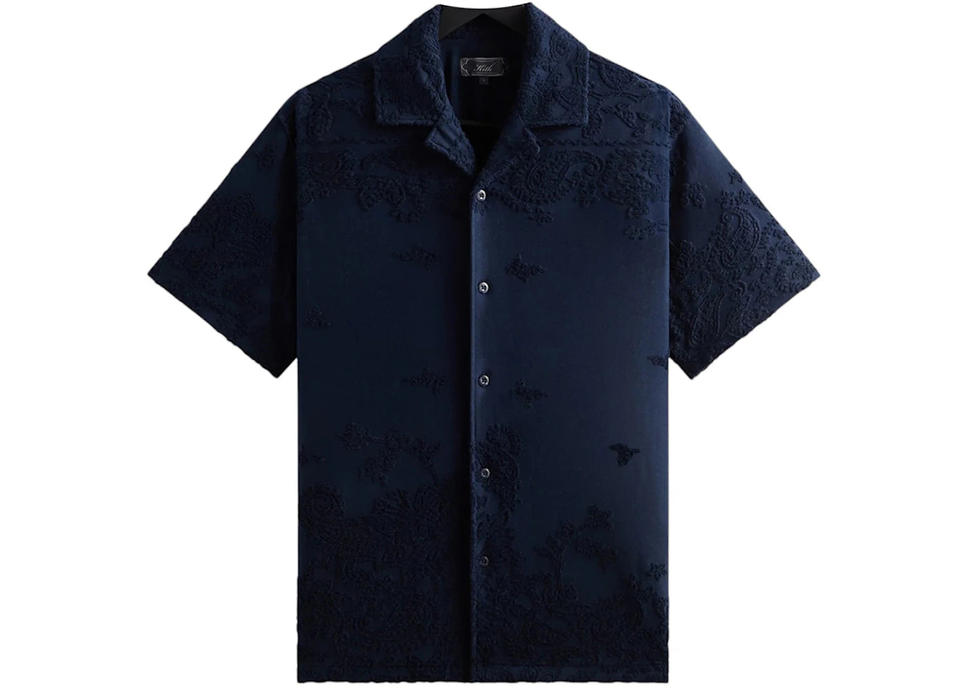 Kith Bandana Micro Terry Thompson Camp Collar Shirt Nocturnal