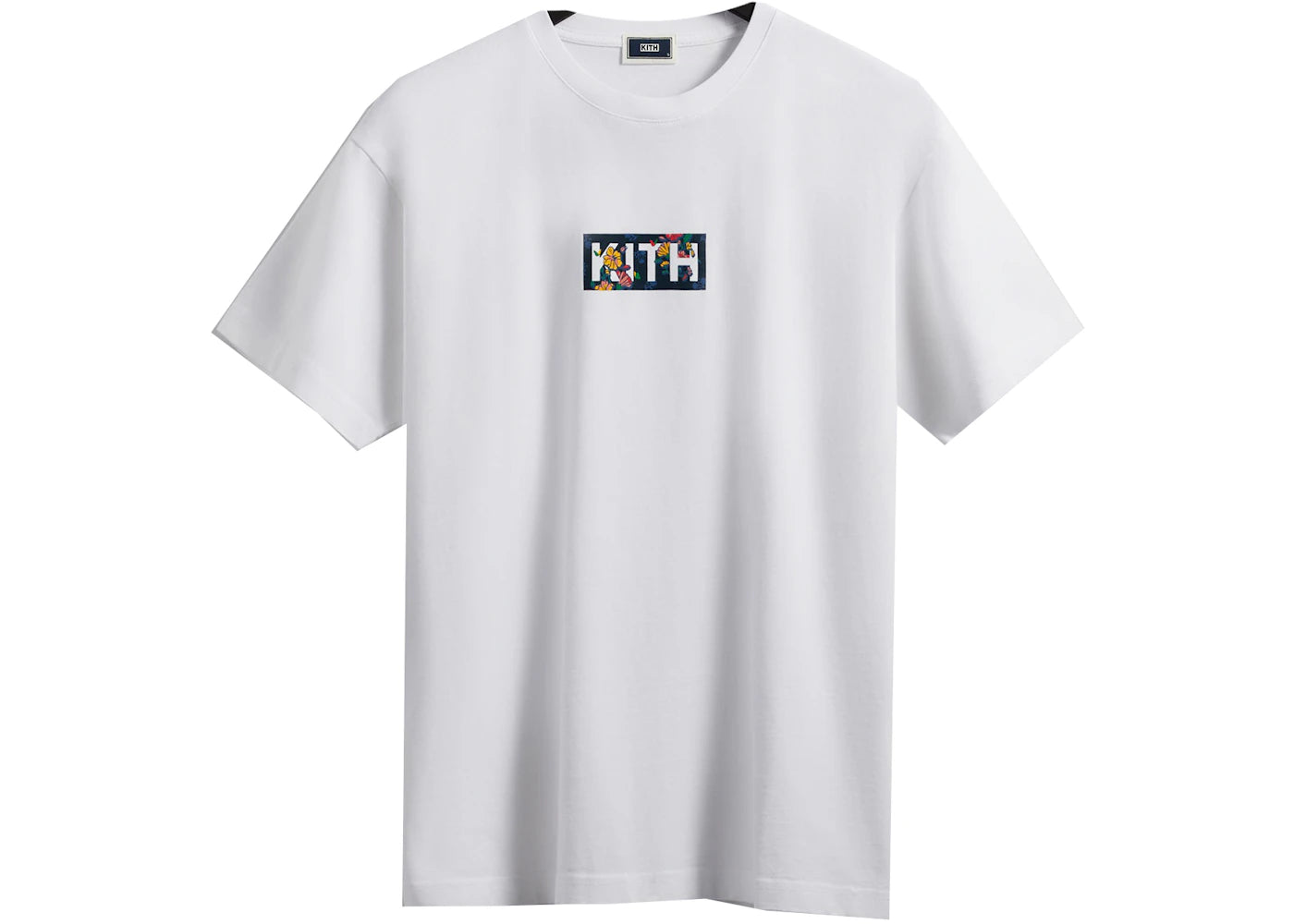 Kith Begonia Floral Classic Logo Tee White