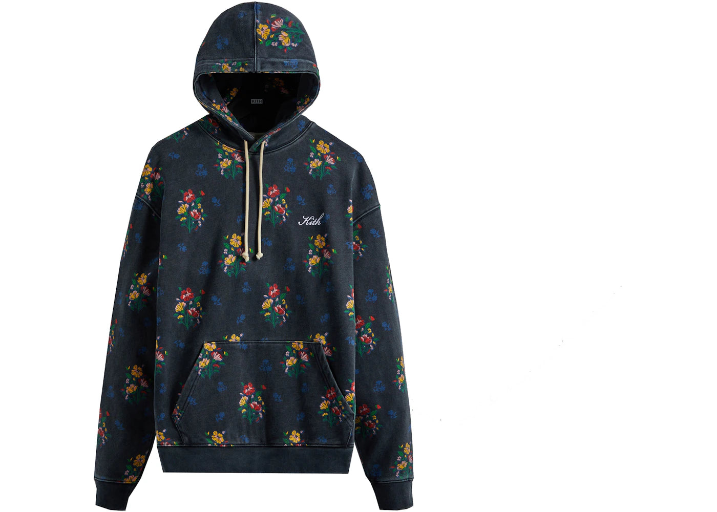 Kith Begonia Floral Williams III Hoodie Nocturnal