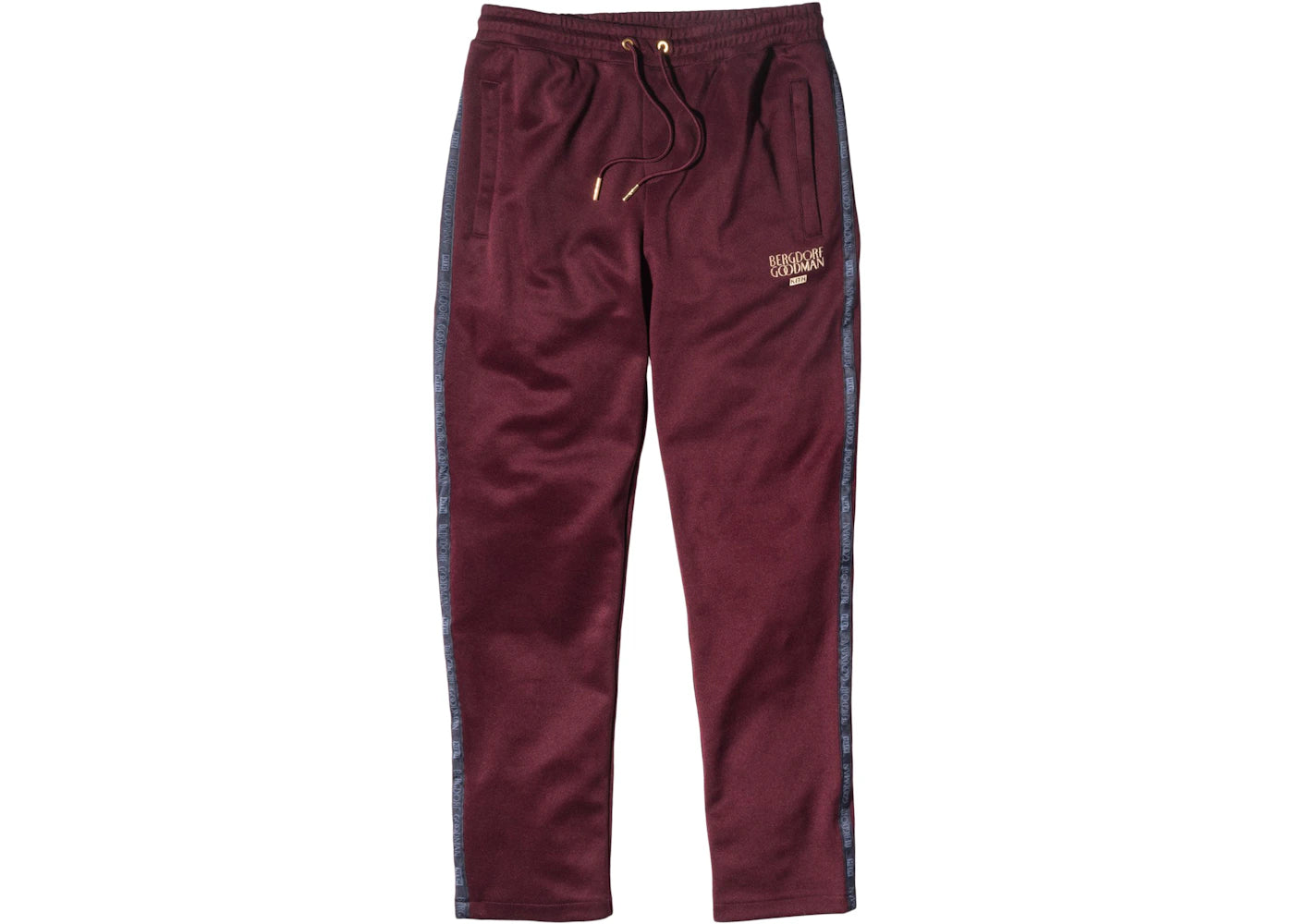 Kith Bergdorf Goodman Track Pant Burgundy