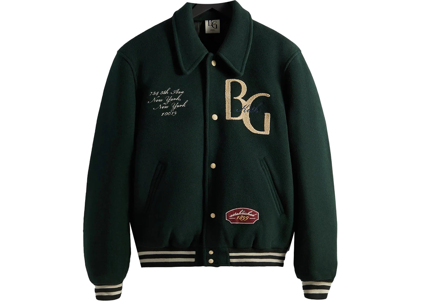 Kith Bergdorf Goodman Wool Coaches Jacket Stadium