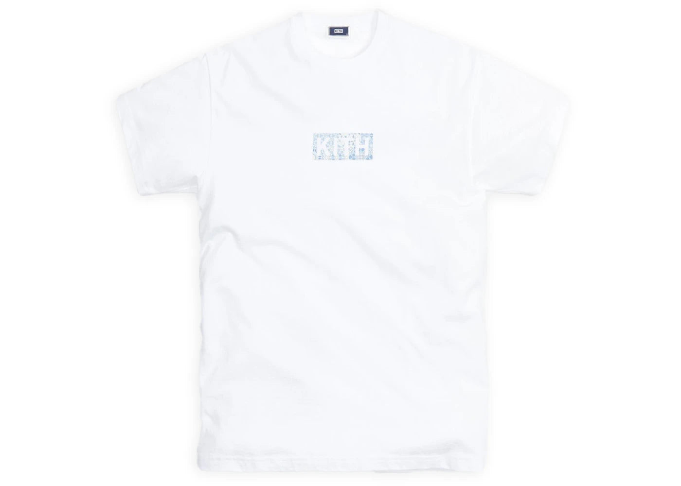 Kith Blue Tile Classic Logo Tee White